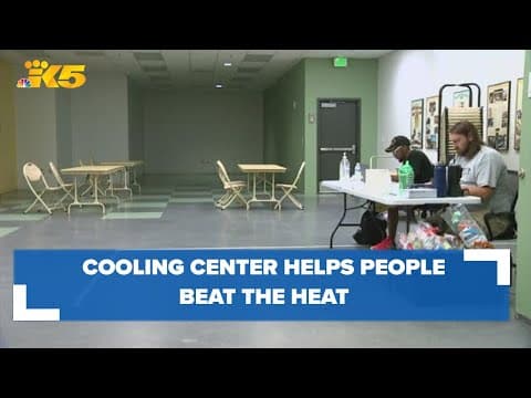Seattle cooling center helps the unhoused, anyone without AC beat the heat