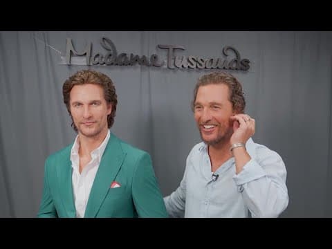 Matthew McConaughey wax figure unveiled at Madam Tussauds