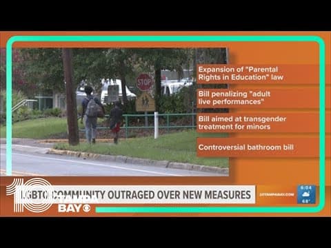 Florida LGBTQ+ community outraged over new controversial laws