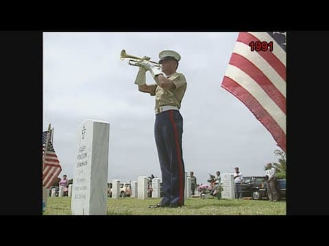 Memorial Day in San Diego 1989 and 1991: La Jolla Shores and Fort Rosecrans National Cemetery