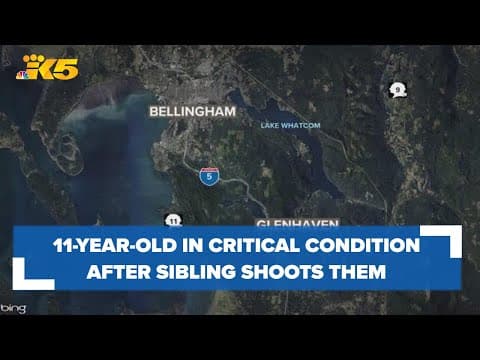 11-year-old in critical condition after teen sibling shoots them in Whatcom County