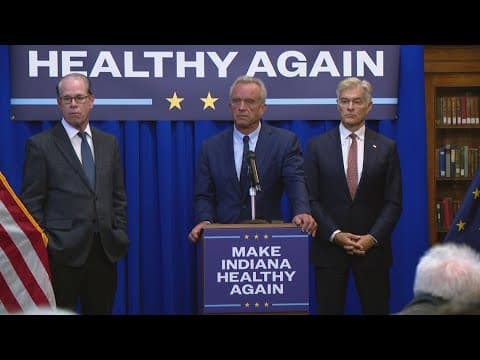 In Indianapolis visit, HHS Secretary RFK Jr. talks about measles outbreak, vaccines