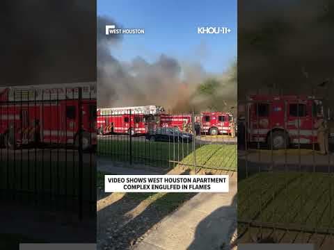 Fire rips through west Houston apartment complex | 4/12/25