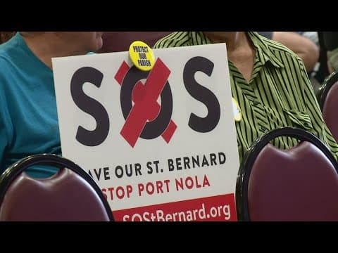 Packed house opposes Violet port proposal at St. Bernard Parish hearing