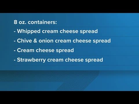 Cream cheese recall expands to Aldi in the region