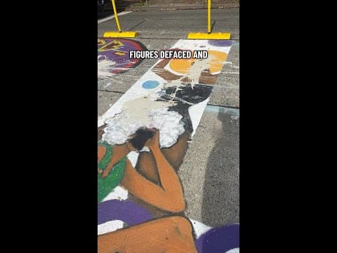 Black Lives Matter street mural vandalized in Seattle