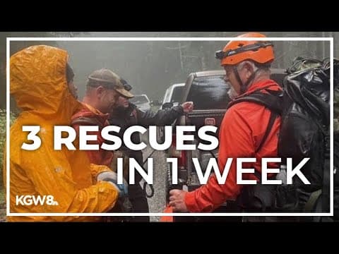 Mushroom hunters rescued in Oregon, Washington