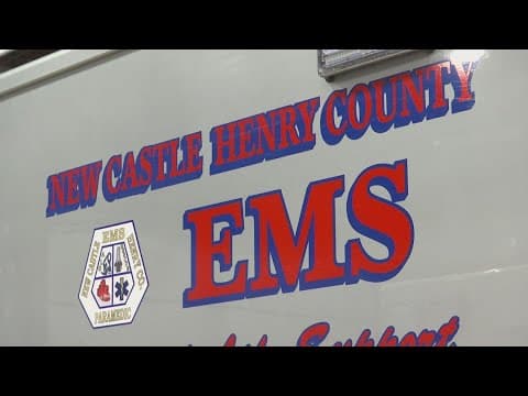 New Castle Henry County EMS equipped with whole blood for emergencies