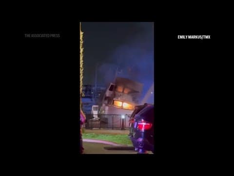 Large yacht bursts into flames at California marina