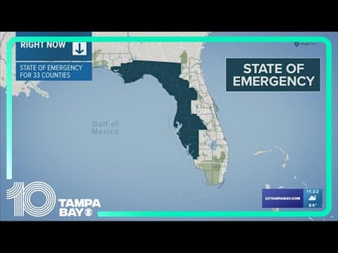 Gov. DeSantis issues state of emergency ahead of possible impacts from tropical system