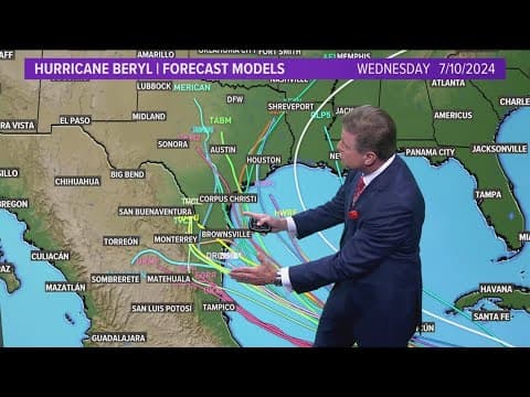 Tracking Hurricane Beryl: Expected to decrease in strength later in the week