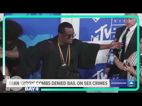 Judge orders Sean 'Diddy' Combs to be jailed in sex trafficking and racketeering charges