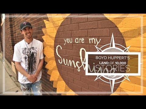 Former Minneapolis man inspired to paint his small hometown to honor dad lost to COVID