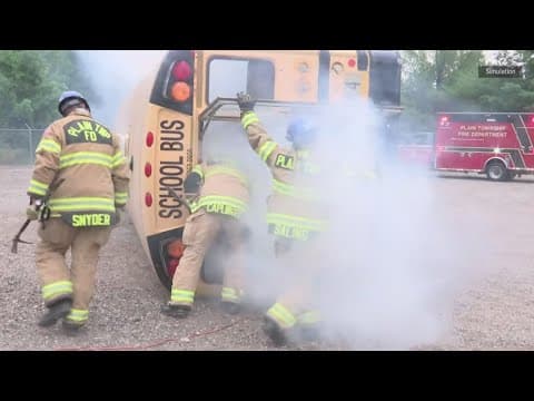 Simulation held in New Albany to train for bus rollovers