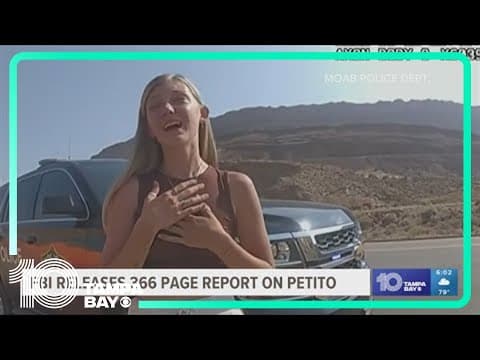 FBI releases new information on what led up to Gabby Petito's disappearance and death in 2021