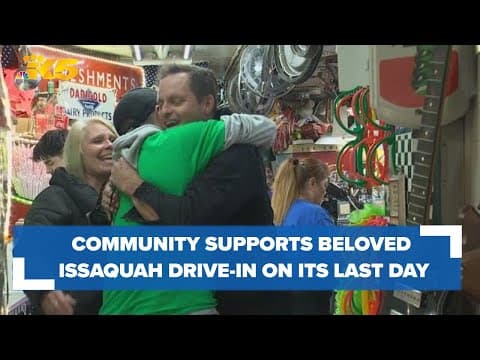 Community members flock to Issaquah's Triple XXX Rootbeer Drive-In to show support on its last day