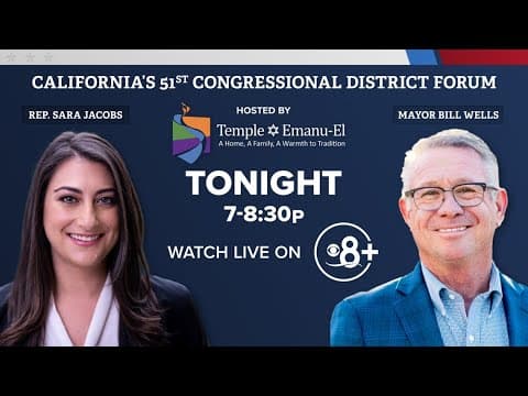 CA's 51st Congressional District Forum