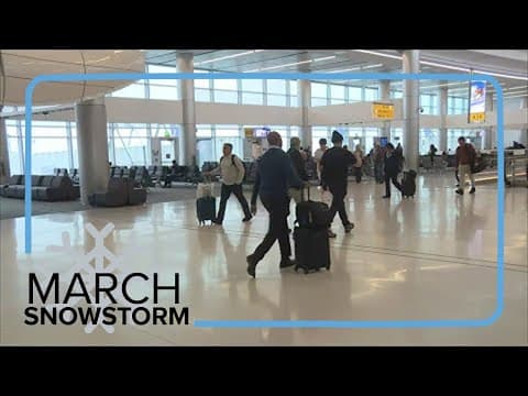 Winter weather impacts Denver's airport  Thursday