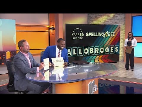 KARE 11 Sunrise crew holds their own spelling bee