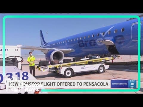 Breeze Airlines starts new, nonstop flight to Pensacola from Tampa