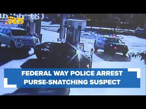 Federal Way police arrest suspect connected to purse-snatching robberies