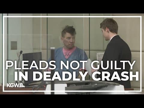 Portland suspect in fatal Naito crash pleads not guilty