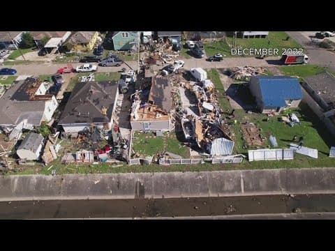 Arabi tornado victims paying attention to severe weather threat