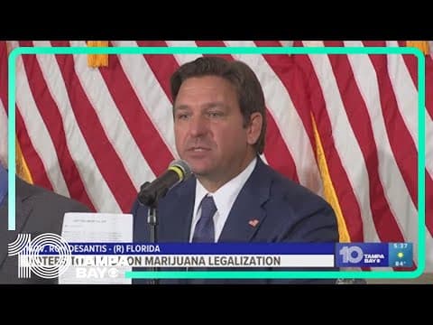 DeSantis shares views on Amendment 3: Florida's recreational marijuana measure