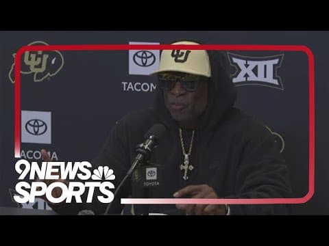 Deion Sanders press conference as CU prepares for Arizona