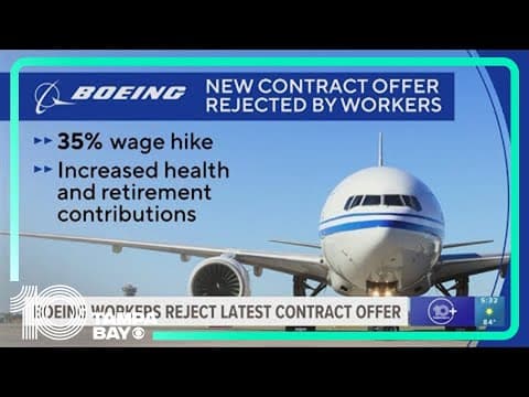 Boeing workers reject latest contract offer