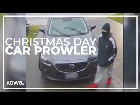 Christmas morning car prowler targets neighborhood in Camas
