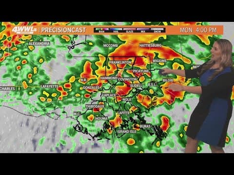 Weather: Heavy rain and severe storms Monday afternoon into early Tuesday