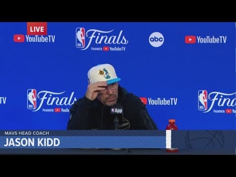 NBA Finals: Jason Kidd full Game 2 press conference after losing to the Boston Celtics