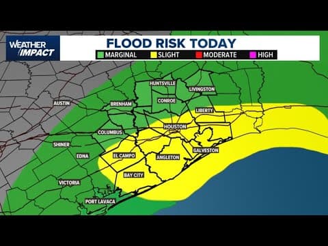 Live Radar: Potential heavy downpours could lead to isolated street flooding this afternoon
