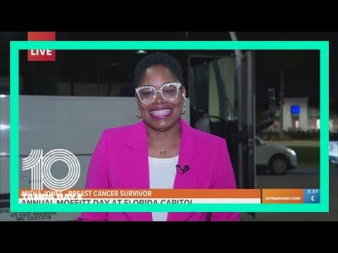 Breast cancer survivor shares importance of annual Moffitt Day at Florida capitol