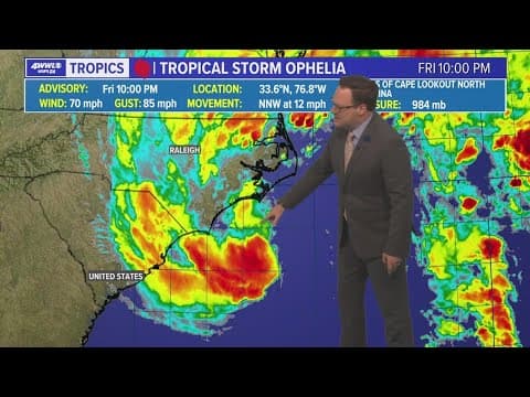 Friday night tropical update