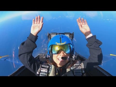 CBS 8’s Marcella Lee revisits her 2022 flight with the Blue Angels