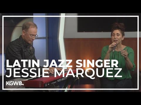 Latin jazz singer Jessie Marquez performs