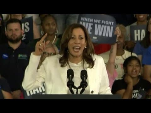 Vice President Kamala Harris speaks at Detroit rally (August 7, 2024)