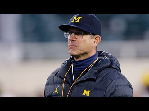 Michigan accepts Jim Harbaugh's 3-game suspension as Big Ten closes investigation