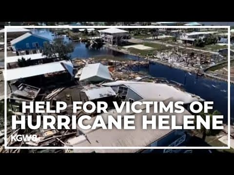 Volunteers from Oregon and Washington help Hurricane Helene victims