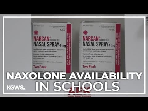 Oregon to boost availability of naloxone in schools