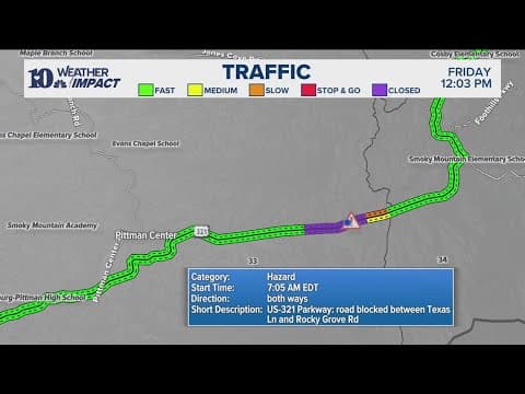 Officials: Part of East Pkwy in Sevier County reopens after deadly crash