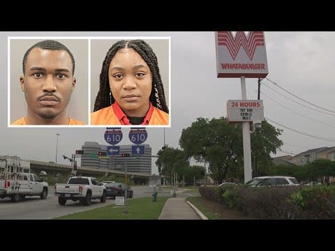 Man, woman charged in two NW Houston fast food restaurant shootings