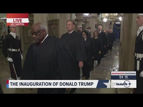 US Supreme Court Justices arrive at the Capitol