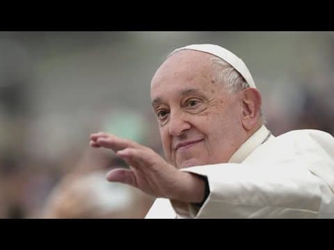 Pope Francis had a peaceful night following a respiratory crisis and blood transfusions