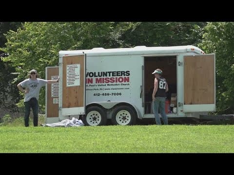 Non-profit organization hosting community event thanking the community after Helene