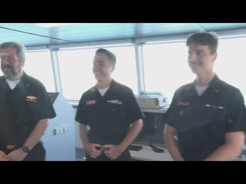 'Floating classroom' provides maritime students with a hands-on experience at sea
