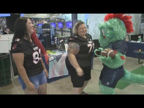 Minnesota Aurora FC, Minnesota Vixen at Fan Central inside the Minnesota State Fair