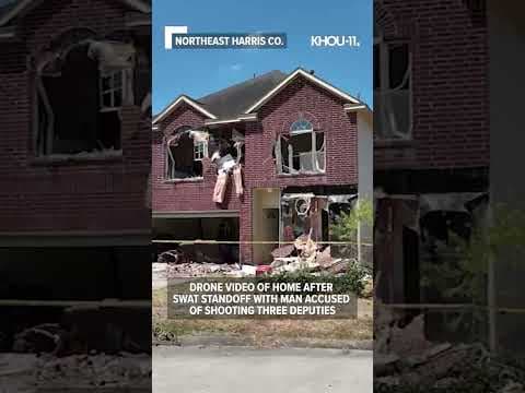 Done video of home near Humble, Texas after SWAT standoff